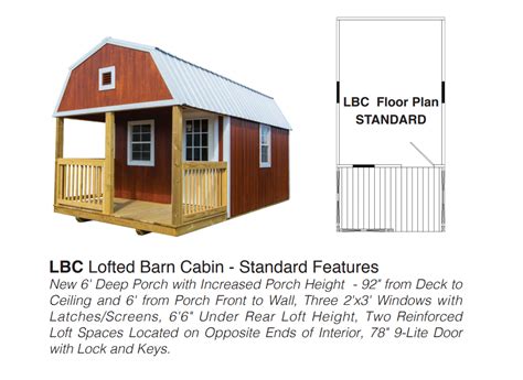 Lofted Barn Cabin Buildings By Premier