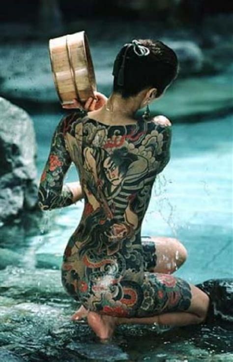 japanese female bodysuit tattoos pinterest female