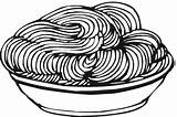 Spaghetti Espaguetis Meatballs Dozens Coloringpagesfortoddlers Platos sketch template