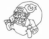 Wario Www2 Preferes Coloriages sketch template