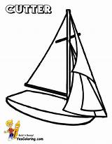 Sailing Coloring Ship Pages Boat Cutter Kids Printable sketch template
