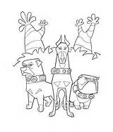Coloring Pages Beta Alpha Gamma Dogs Russell Scared Supercoloring sketch template