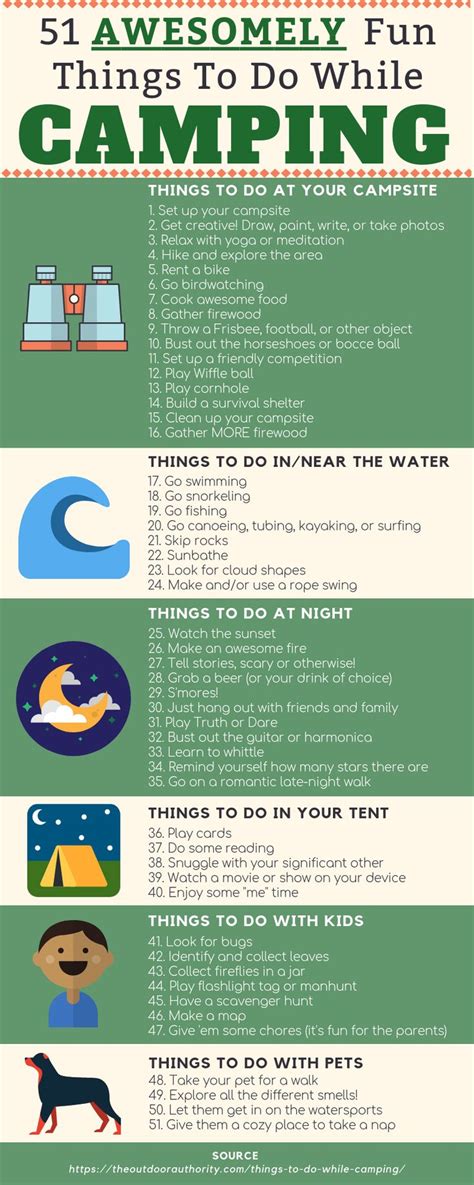 Best Activities While Camping Great Things To Do During The Day Hot