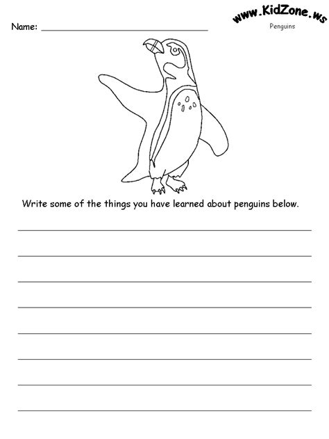 penguin activities   learned  penguins