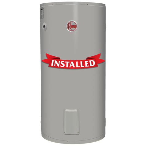 rheem  electric hot water heater installed australian hot water