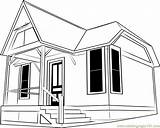 Cottage Coloring Little Pages Coloringpages101 sketch template