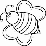 Bee Coloring Bumble Pages Bumblebee Cartoon Bees Queen Fat Cute Print Printable Drawing Color Clipart Clip Honey Getcolorings Place Getdrawings sketch template