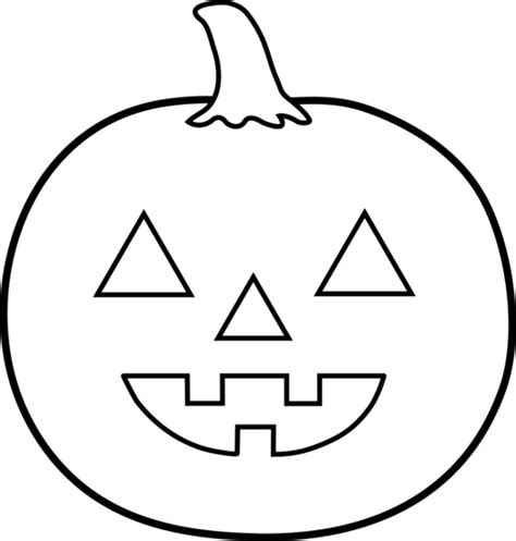 halloween jack  lantern  coloring  clip art