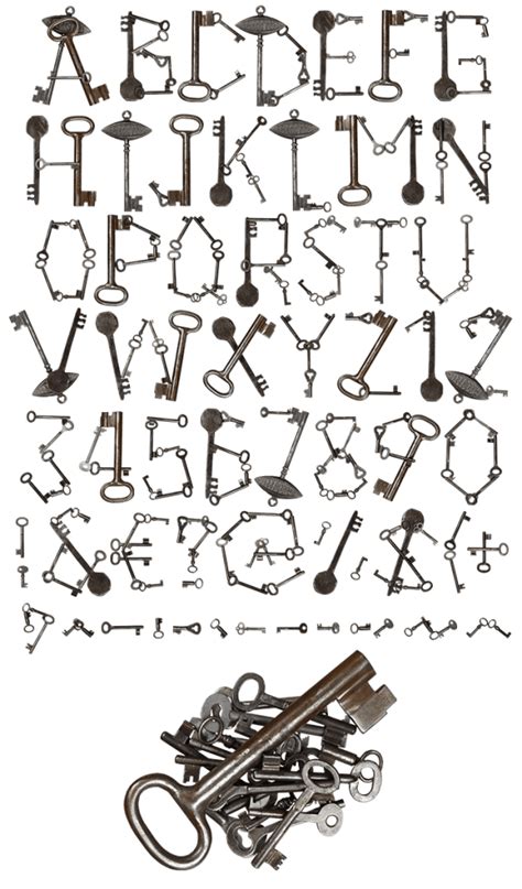 keys font handmadefont