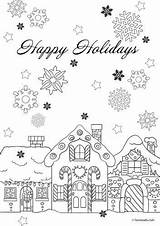 Holidays Favoreads sketch template