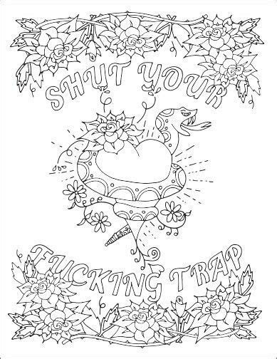 pin  swear word coloring pages