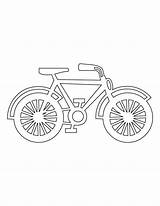Bicycle Coloring Bike Pages Bmx Printable Kids Color Preschool Colouring Print Bestcoloringpages Getcolorings Popular Choose Board sketch template
