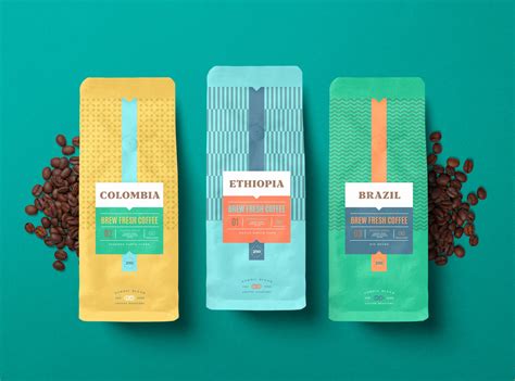 coffee packaging design nordic blend roastery  giacomo urgeghe  dribbble