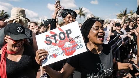 south africa violence against women like a war ramaphosa bbc news