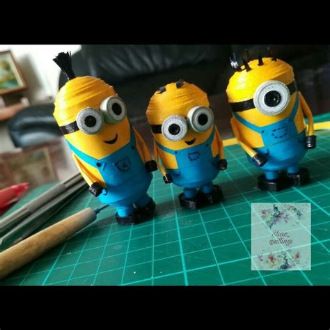 minons   atshazquillings minionlove paperart papercraft minions quilling dquilling