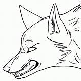 Wolf Lineart Wolves Fs20 Snarling Fox Plaguedog Fc07 sketch template