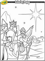 Wise Coloring Men Nativity Getcolorings Film Jesus sketch template