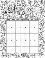 Coloring Woojr Calender Monthly Calendarios sketch template
