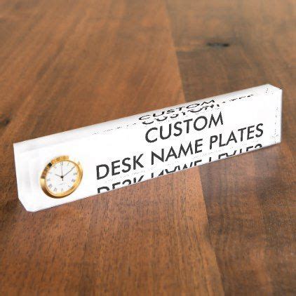 custom personalized desk  plate blank template template gifts