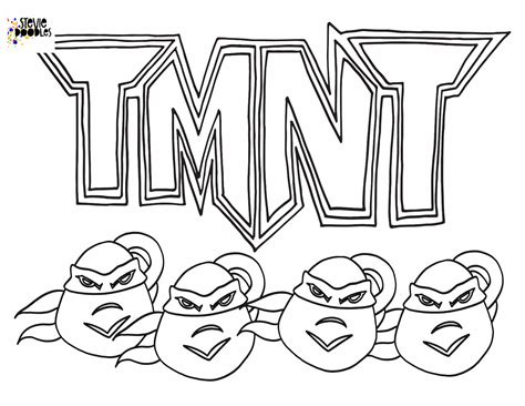 teenage mutant ninja turtles   printable fan art coloring pages