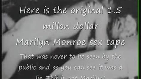 marilyn monroe original sex tape lie thumbzilla