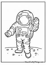 Astronaut Constantly sketch template