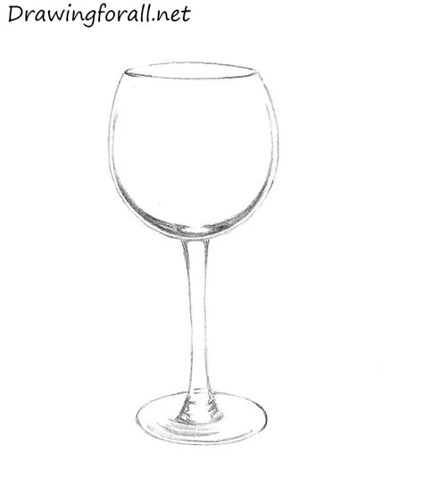 draw  wine glass
