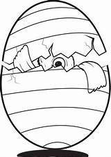 Hatching Eggs sketch template