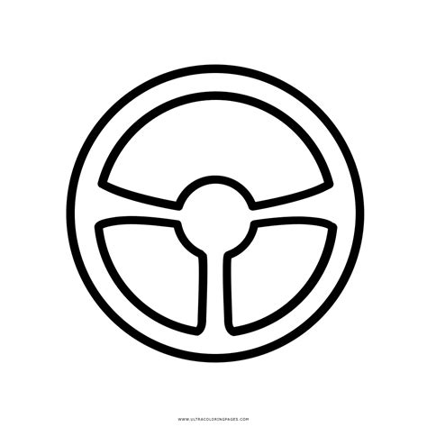 steering wheel coloring page coloring pages