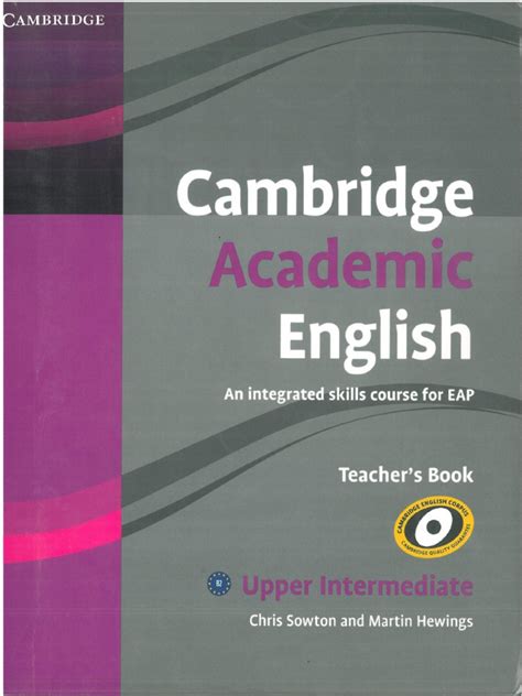 cambridge academic english upper intermediate teachers book