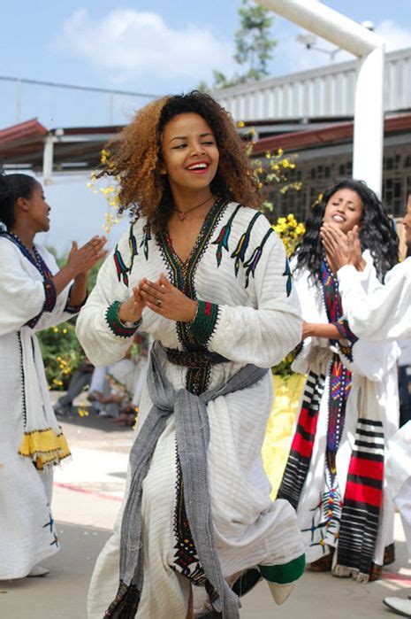 Beautiful Amhara Woman From Addis Ababa In Her Traditional