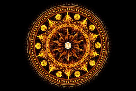Fractal Mandala Of Sacral Chakra By Xenodreaming On Deviantart