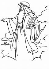 Coloring Moses Sinai Came Malvorlagen Gebote Ausmalbild Colorluna Ausmalen Commandments Biblische Bibel Ausdrucken sketch template