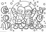 Jul Christmas God Coloring Pages Swedish Wishes Merry Couple Young Print sketch template