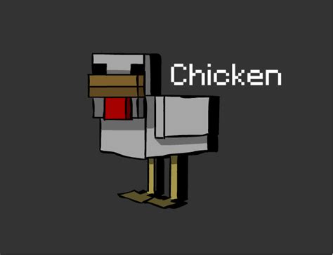 Minecraft Chicken By Emeraldtuna On Deviantart