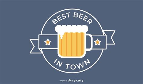 beer logo design vector