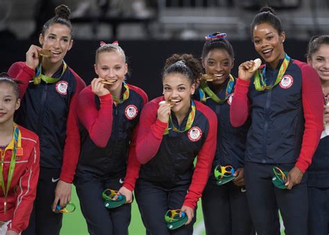 rio olympics 2016 us women s gymnastics team wins gold pasadena star