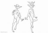 Anthro Coloring Pages Reindeer Bases Deer Kids Printable sketch template