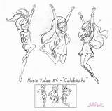 Lolirock Coloring Loli sketch template