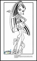 Pages Monster High Coloring Color Characters Printable Print Colouring If Coloring99 Better Much Will Kids Nile Cleo But Similarly Version sketch template