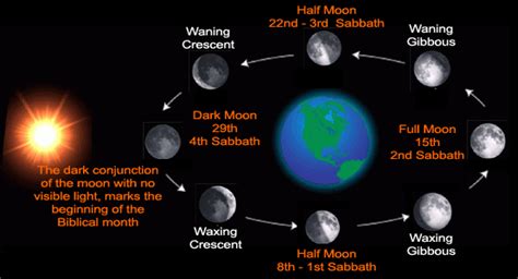 lunar phases  scriptural calendar