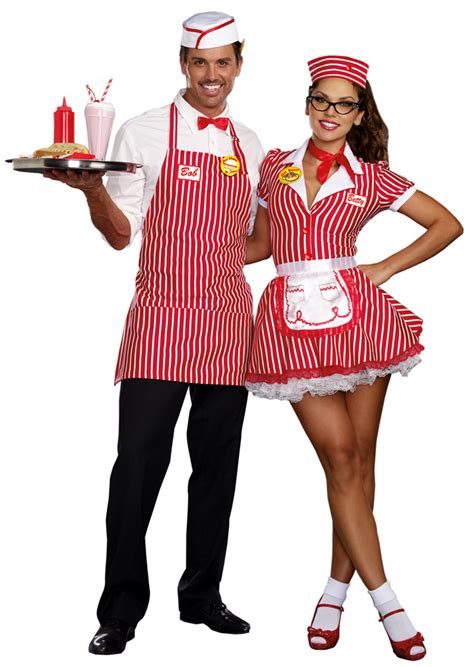 Women S Diner Doll Costume 50 S Waitress Costumes 50 S