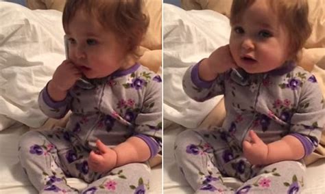 ceo mom catches infant daughter copying her business phone calls daily mail online