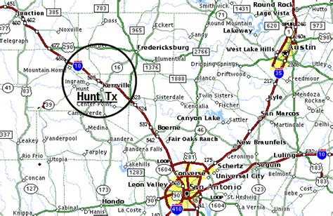 hunt texas map