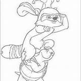 Verne Rj Hedge Hammy Over Coloring Pages Hellokids Turtle Raccoon sketch template