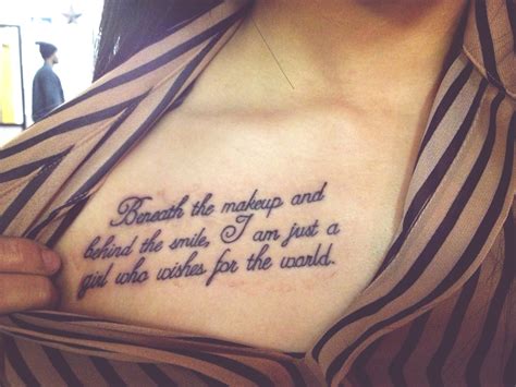 Quote Tattoo From Mother Tattoomagz › Tattoo Designs