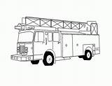 Fire Truck Coloring Printable Engine Clipart Drawing Clip Library Pages sketch template