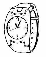 Horloge sketch template