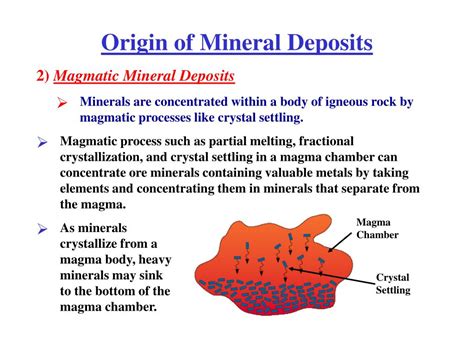 origin  mineral deposits powerpoint