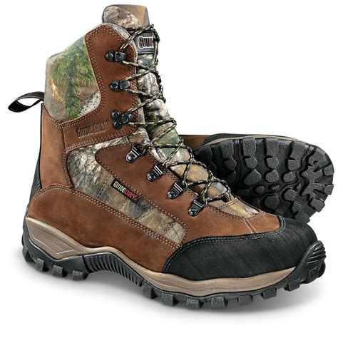 guide gear mens sentry  gram waterproof hunting boots  hunting boots  sportsman